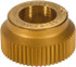 Dorian Tool 73310127410 Standard Knurl Wheel: 1/2" Dia, 90 ° Tooth Angle, 35 TPI, Straight, Cobalt