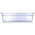 CFS BRANDS Carlisle 10202B07 StorPlus Polycarbonate Food Pan, 19.4 qt, 12.5 x 20.75 x 6, Clear, Plastic