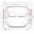 CFS BRANDS Carlisle 10310U07 StorPlus Polycarbonate Handled Universal Lid, 6.31 x 6.88 x 0.88, Clear, Plastic