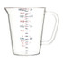 CFS BRANDS Carlisle 4314307 Commercial Measuring Cup, 1 qt, Plastic, Clear