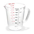 CFS BRANDS Carlisle 4314407 Commercial Measuring Cup, 0.5 gal, Clear