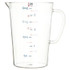 CFS BRANDS Carlisle 4314507 Commercial Measuring Cup, 1 gal, Clear