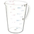 CFS BRANDS Carlisle 4314507 Commercial Measuring Cup, 1 gal, Clear