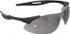 MCR Safety IA112 Safety Glass: Scratch-Resistant, Polycarbonate, Gray Lenses, Full-Framed, UV Protection