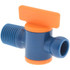 Value Collection 2207(NPT)x2 Coolant Hose Valves; Hose Inside Diameter (Inch): 1/4 ; Connection Type: Male x Female ; Body Material: POM ; Number Of Pieces: 2 ; For Use With: Snap Together Hose System