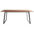 EURO STYLE, INC. Eurostyle 31010WAL-KIT  Anderson Dining Table, 29-1/2inH x 70-7/8inW x 35-2/5inD, Walnut/Black