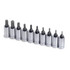 SK 19731 10 Pc 1/4" Drive Inch Hex Bit Socket Set