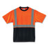 TENACIOUS HOLDINGS, INC. ergodyne® 22515 GloWear 8289BK Class 2 Hi-Vis T-Shirt with Black Bottom, X-Large, Orange