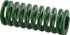 Dayton Lamina 9-1610-11 Die Spring: 1" Hole Dia, 1/2" Rod Dia, 2-1/2" Free Length, Green