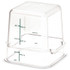 CFS BRANDS Carlisle 1195107 Squares Polycarbonate Food Storage Container, 4 qt, 7.13 x 7.13 x 7.29, Clear, Plastic