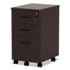 ALERA VA572816MY Alera Valencia Series Mobile Pedestal File, Left/Right, 3-Drawers: Box/Box/File, Legal/Letter, Mahogany, 15.88 x 20.5 x 28.38