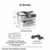 EPSON AMERICA, INC. C11CG68201 WorkForce Pro WF-C8690 Color Multifunction Printer, Copy/Fax/Print/Scan