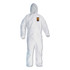 SMITH AND WESSON KleenGuard™ 49115 A20 Breathable Particle Protection Coveralls, Zip Closure, 2X-Large, White