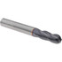 Niagara Cutter 17006141 Ball End Mill: 0.3125" Dia, 0.8125" LOC, 4 Flute, Solid Carbide