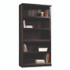 SAUDER WOODWORKING COMPANY 414235 Select Collection Bookcase, Five-Shelf, 35.27w x 13.22d x 69.76h, Estate Black