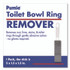 U.S. PUMICE Pumie® JAN 6 Toilet Bowl Ring Remover with Handle, 1.25 x 5, Gray, 6/Pack