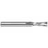 Harvey Tool 998612 Square End Mill: 3/16'' Dia, 0.57'' LOC, 3/16'' Shank Dia, 2'' OAL, 2 Flutes, Solid Carbide