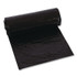 TRINITY PLASTICS INC. ML4046H Low-Density Can Liners, 45 gal, 1.25 mil, 23" x 46", Black, Flat Pack, 100/Carton