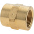 Parker -11090-4 Industrial Pipe Coupling: 3/4" Female Thread, FNPTF