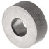 MSC EPS-480 Standard Knurl Wheel: 1/2" Dia, 70 ° Tooth Angle, 80 TPI, Straight, High Speed Steel