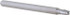 Accupro 6503482 Corner Radius End Mill: 0.0938" Dia, 0.279" LOC, 0.02" Radius, 4 Flutes, Solid Carbide