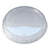 FABRI-KAL LRDOF Recycleware Round Deli Container Lids, Flat Outer Fit, Clear, Plastic, 500/Carton