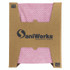 HOSPECO SaniWorks® NF110QCP Choice Counter Foodservice Wiper, 1-Ply, 12 x 21, Pink/White, 200/Carton
