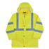 TENACIOUS HOLDINGS, INC. ergodyne® 24334 GloWear 8366 Class 3 Lightweight Hi-Vis Rain Jacket, Polyester, Large, Lime