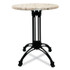 JMC FURNITURE 106C36R7 Topalit Tables, Round, 36" dia x 29"h, Gray Top, Black Aluminum Base/Legs