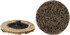 CGW Abrasives 59504 Quick-Change Disc: 2" Disc Dia, 80 Grit, Aluminum Oxide, Non-Woven