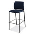 HON COMPANY SCS2NECU98B Accommodate Series Cafe Stool, Supports Up to 300 lb, 30" Seat Height, Navy Seat, Navy Back, Black Base