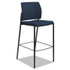 HON COMPANY SCS2NECU98B Accommodate Series Cafe Stool, Supports Up to 300 lb, 30" Seat Height, Navy Seat, Navy Back, Black Base