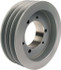 TB Wood's 403B 3 Groove, 1/2 to 1-5/8 Bore Diam, 4.35" Outside Diam, QD Bushed V Belt Sheave