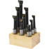 Value Collection 375-1202 5/16 to 9/16" Min Diam, 3/4 to 3" Max Depth, 1/2" Shank Diam, 2-1/4 to 4-1/2" OAL Boring Bar Set