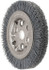 Weiler 20324 Wheel Brush: 4-1/4" Wheel Dia, Crimped