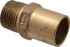 NIBCO B034150 Cast Copper Pipe Adapter: 3/4" x 1/2" Fitting, FTG x M, Pressure Fitting