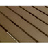 KFI STUDIOS 840031925190 Eveleen Outdoor Bistro Patio Table with Four Mocha Powder-Coated Polymer Barstools, 32 x 55, Mocha