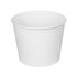 KARAT BY LOLLICUP CFB85W Food Bucket, 85 oz, 7.36" Diameter x 6" h, White, Paper, 180/Carton