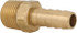 Parker 125HBL-6-6 Barbed Hose Fitting: 3/8" x 3/8" ID Hose, Male Connector