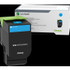 LEXMARK INT'L, INC. 70C0HCG 70C0HCG High-Yield Toner, 3,000 Page-Yield, Cyan
