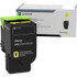 LEXMARK INT'L, INC. 78C00YG 78C00YG Return Program Toner, 1,400 Page-Yield, Yellow