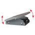3M/COMMERCIAL TAPE DIV. FR330 Adjustable Height/Tilt Footrest, Nonskid Platform, 18w x 13d x 4 to 4.75h, Charcoal Gray