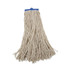 BOARDWALK 720C Mop Head, Economical Lie-Flat Head, Cotton Fiber, 20 oz, White, 12/Carton