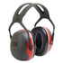 3M/COMMERCIAL TAPE DIV. X3A PELTOR X3A Over-the-Head Earmuffs, 28 dB NRR, Black/Red, 10/Carton