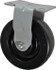 Fairbanks 1-N32-6-MC Rigid Top Plate Caster: Phenolic, 6" Wheel Dia, 2" Wheel Width, 1,200 lb Capacity, 7-1/4" OAH