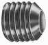 Value Collection 601407BR Set Screw: 5/8-11 x 6", Cup Point, Alloy Steel, Grade ASTM F912