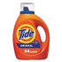 PROCTER & GAMBLE Tide® 12110CT HE Laundry Detergent, Original Scent, Liquid, 64 Loads, 80 oz Bottle, 4/Carton