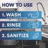 PROCTER & GAMBLE Dawn® Professional 12301 Heavy Duty Powerwash Commercial Dish Spray, 16 oz, 6 Pack: 6 Starter Kits