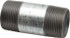 B&K Mueller 566-035HC Galvanized Pipe Nipple: 1-1/4", 3-1/2" Long, Schedule 40, Steel