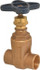 NIBCO NJ0J00A Gate Valve: Non-Rising Stem, 1" Pipe, Soldered, Bronze